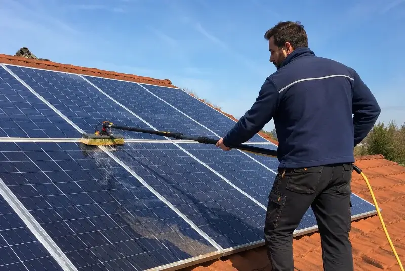Nettoyage et entretien de panneaux solaires à Guéthary
